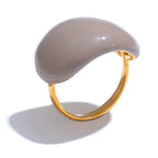 Enamel Drop Ring, view 5