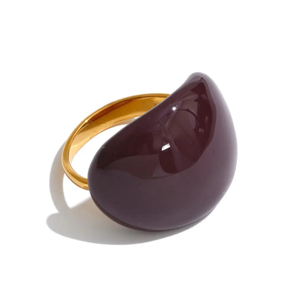 Enamel Drop Ring, view 9