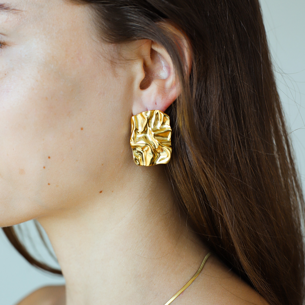Crushed Rectangle Studs, view 2