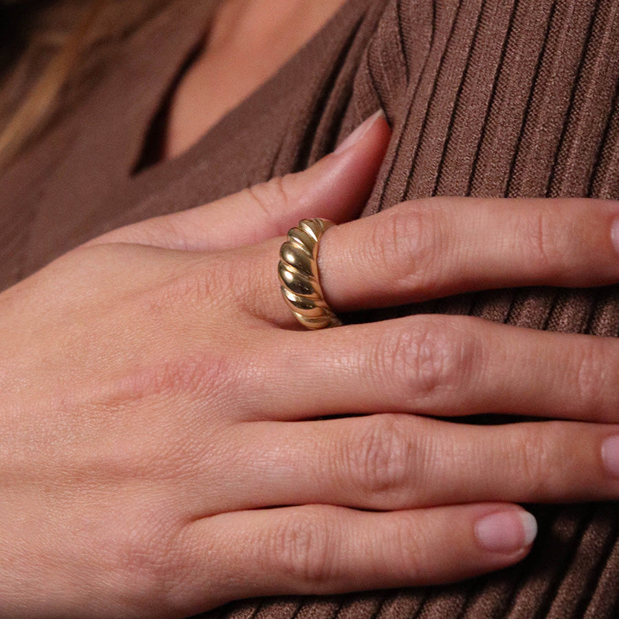 Twisted Dome Ring, view 4