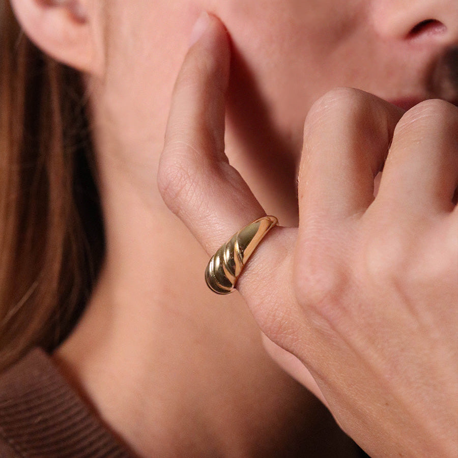 Twisted Dome Ring, view 2