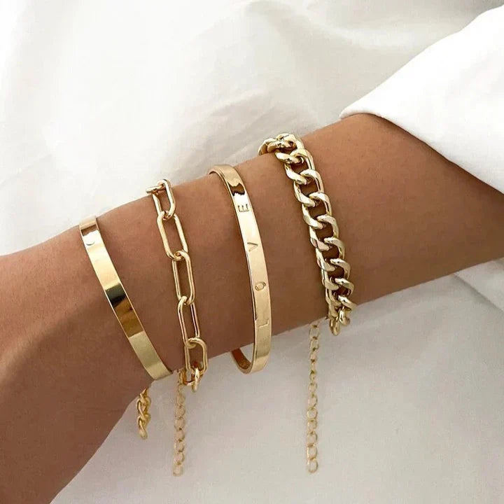 Chain and Cuff Stack